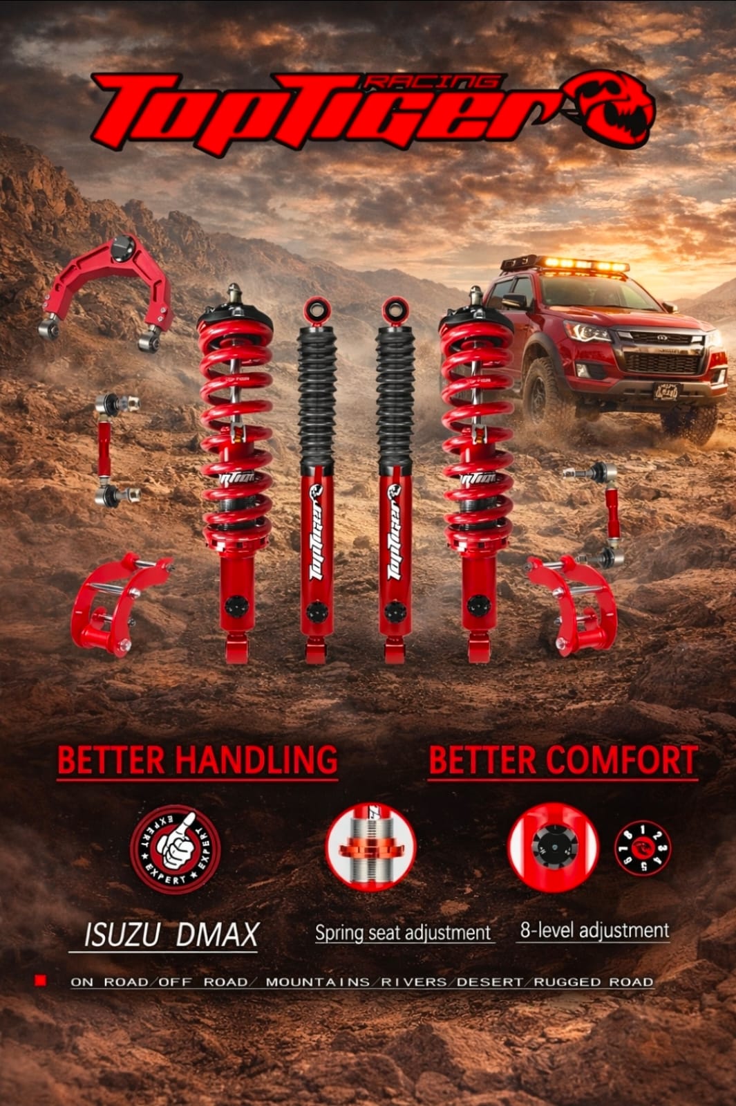 Isuzu D-Max - 2" Lift Kit