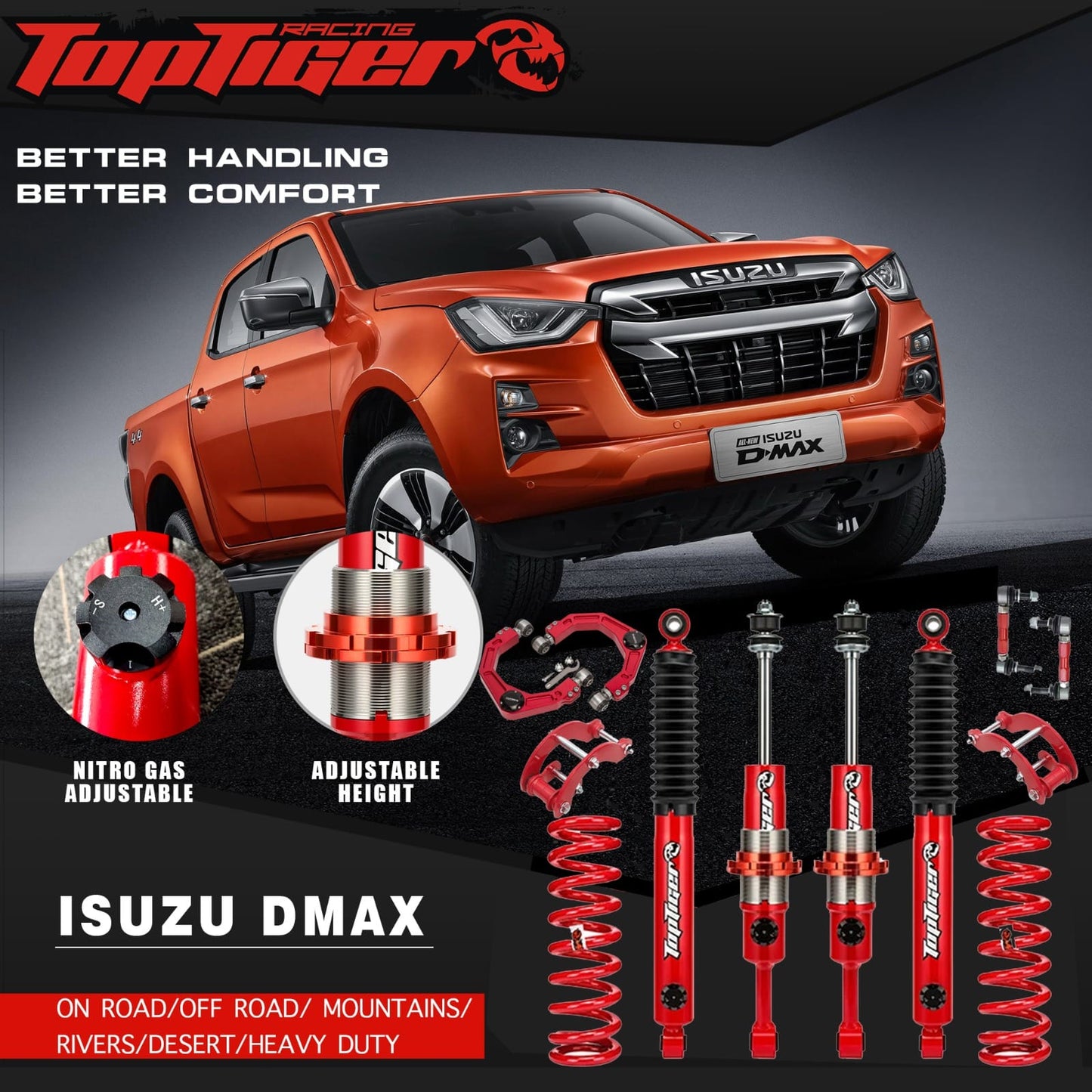 Isuzu D-Max - 2" Lift Kit