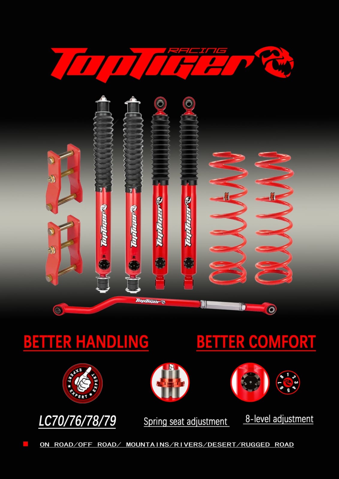 Landcruiser 70/76/78/79 - 2" Lift Kit